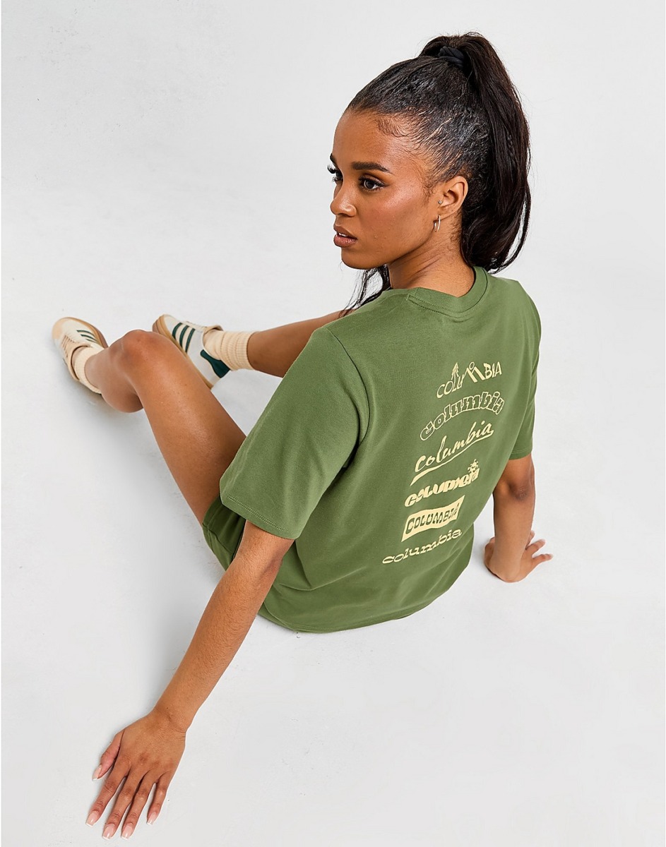 Lady Green T-Shirt JD Sports - Columbia GOOFASH