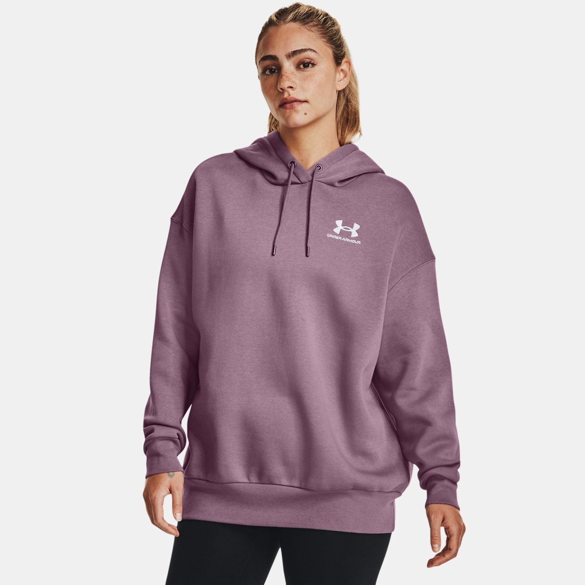 Lady Hoodie Purple by Under Armour GOOFASH