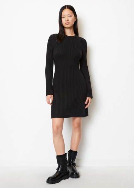 Lady Knitted Dress Black by Marc O Polo GOOFASH