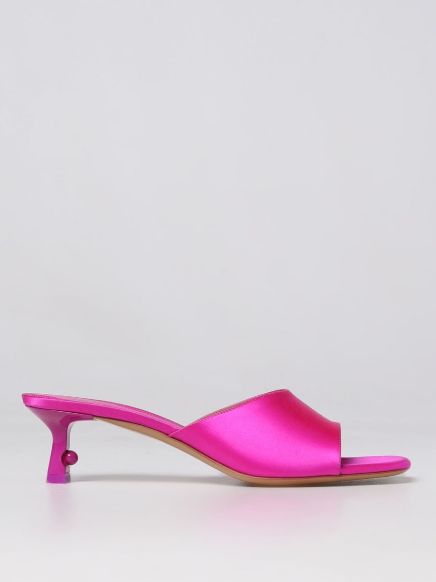 Lady Pink Heeled Sandals Off White Giglio GOOFASH