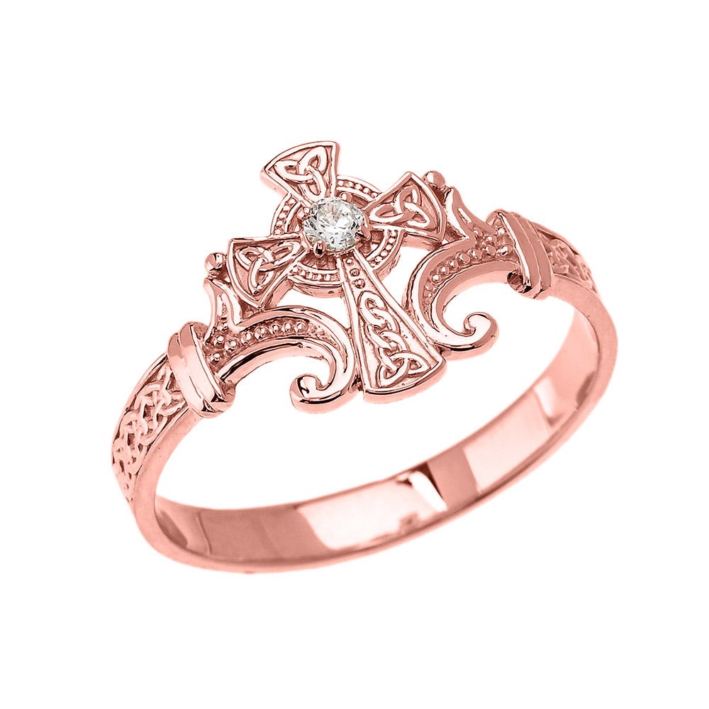 Lady Ring in Rose by Gold Boutique GOOFASH