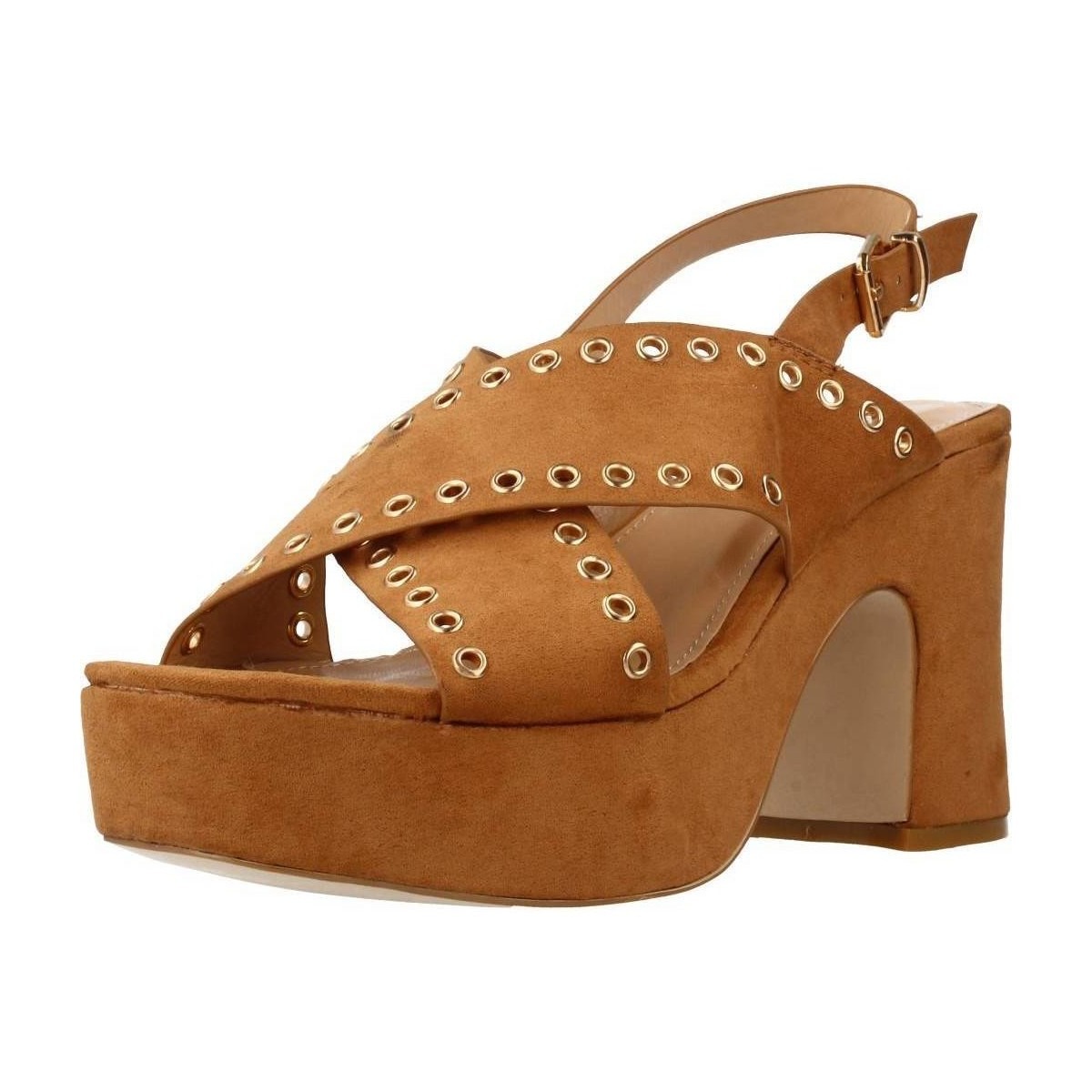 Lady Sandals in Brown Be Different Be Yellow - Spartoo GOOFASH