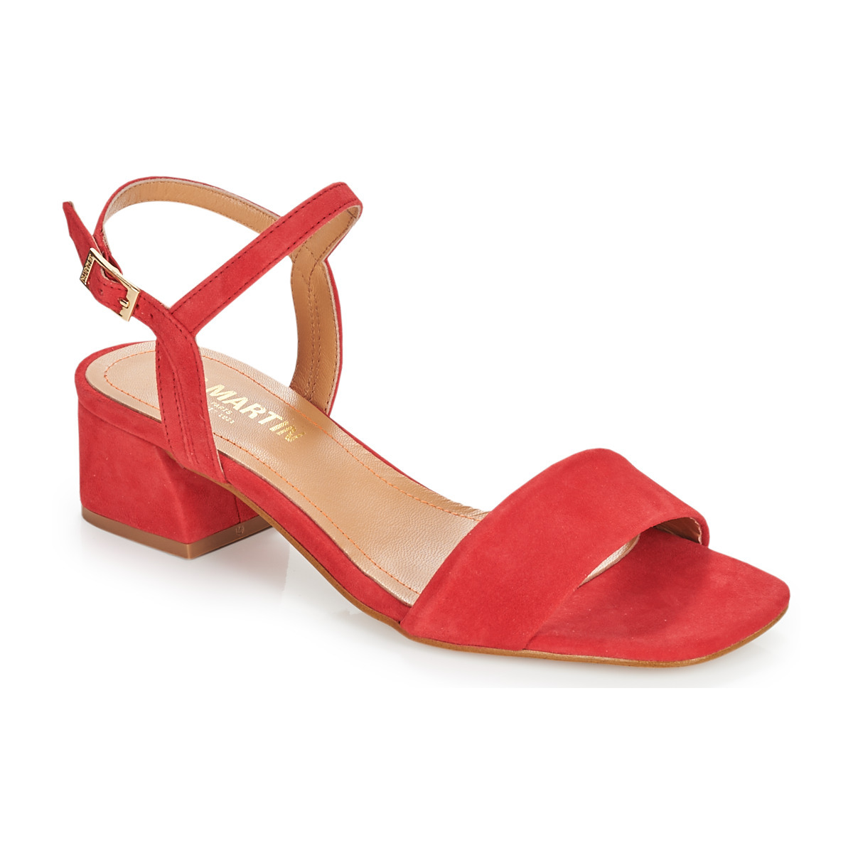 Lady Sandals in Red Jb Martin - Spartoo GOOFASH