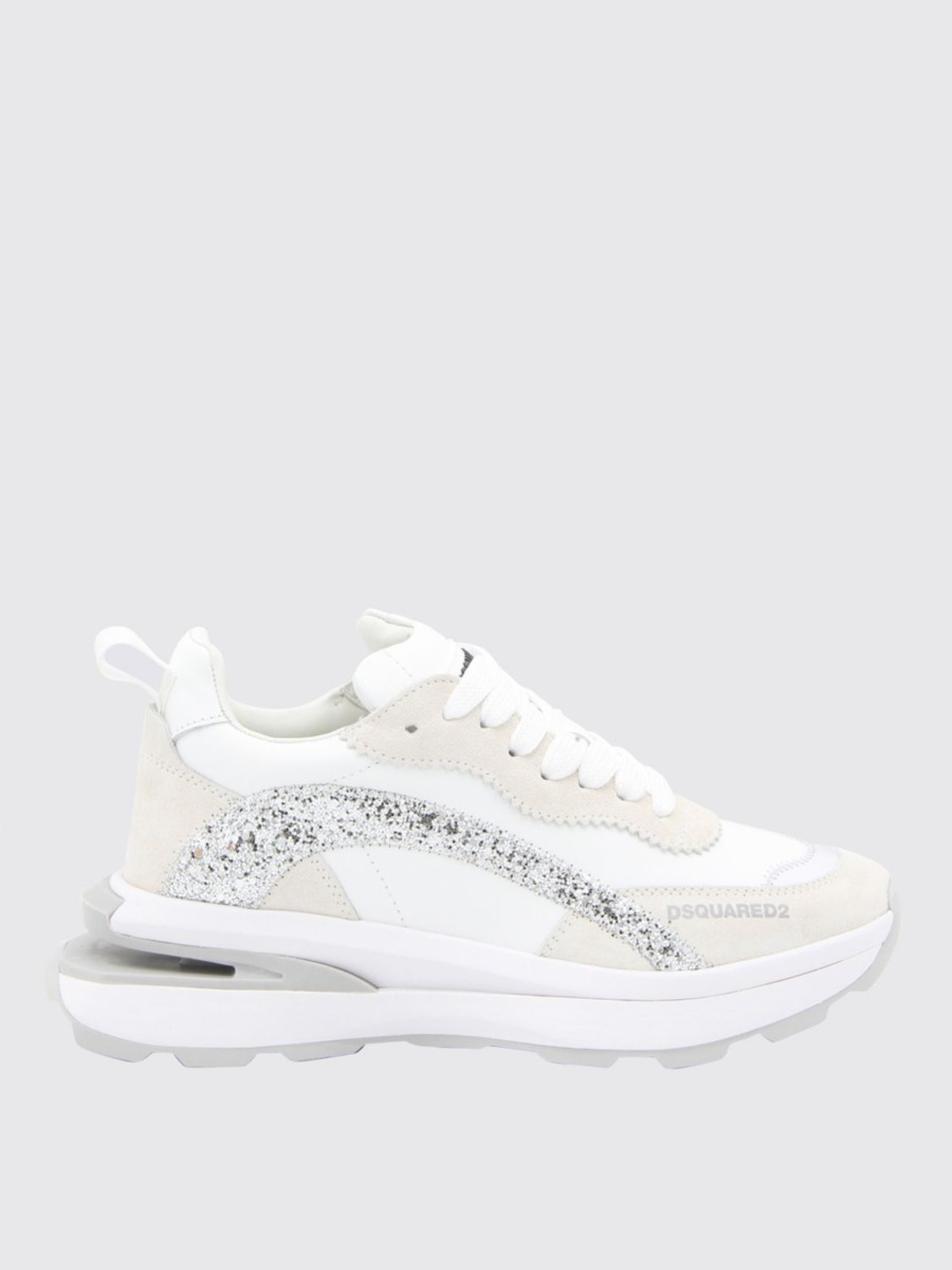 Lady Sneakers White by Giglio GOOFASH