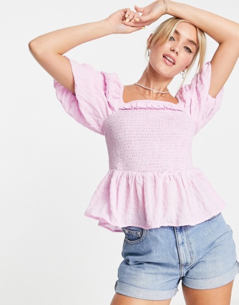 Lady Top Pink from Asos GOOFASH
