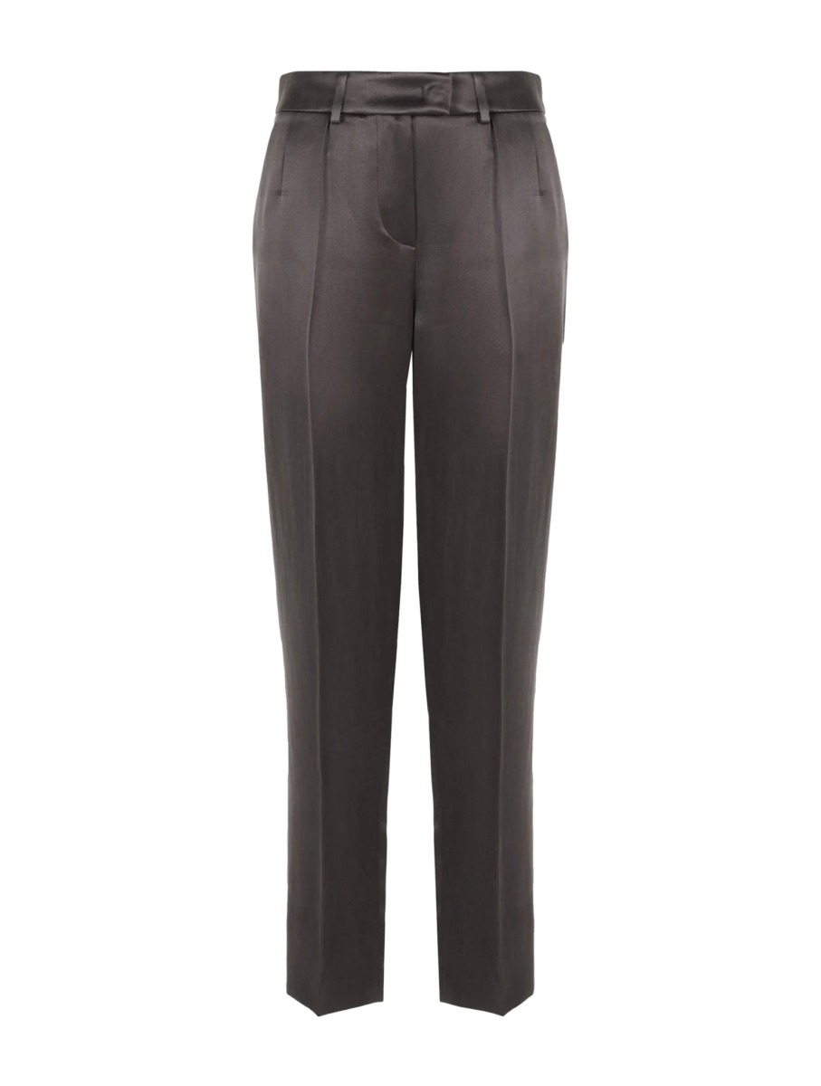 Lady Trousers Grey Armani - Suitnegozi GOOFASH