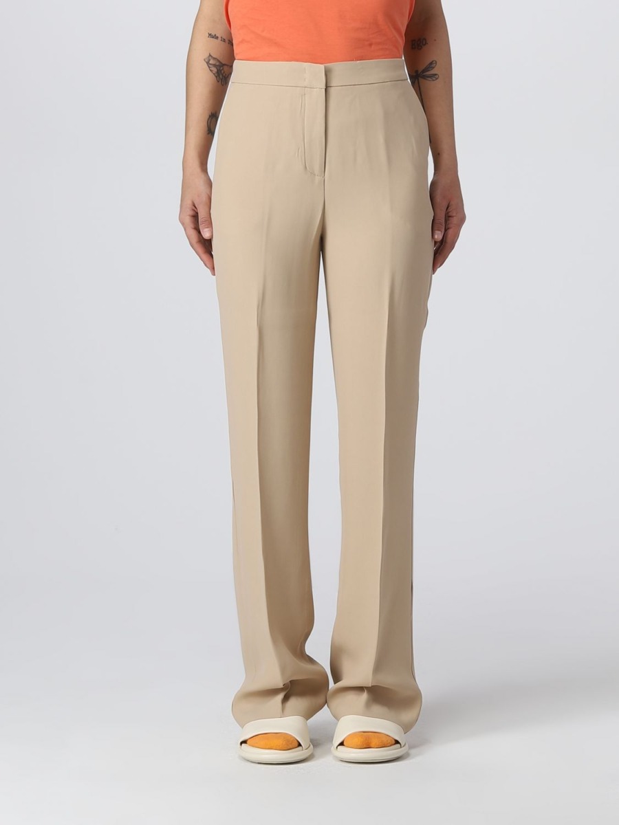 Lady Trousers in Sand - Federica Tosi - Giglio GOOFASH