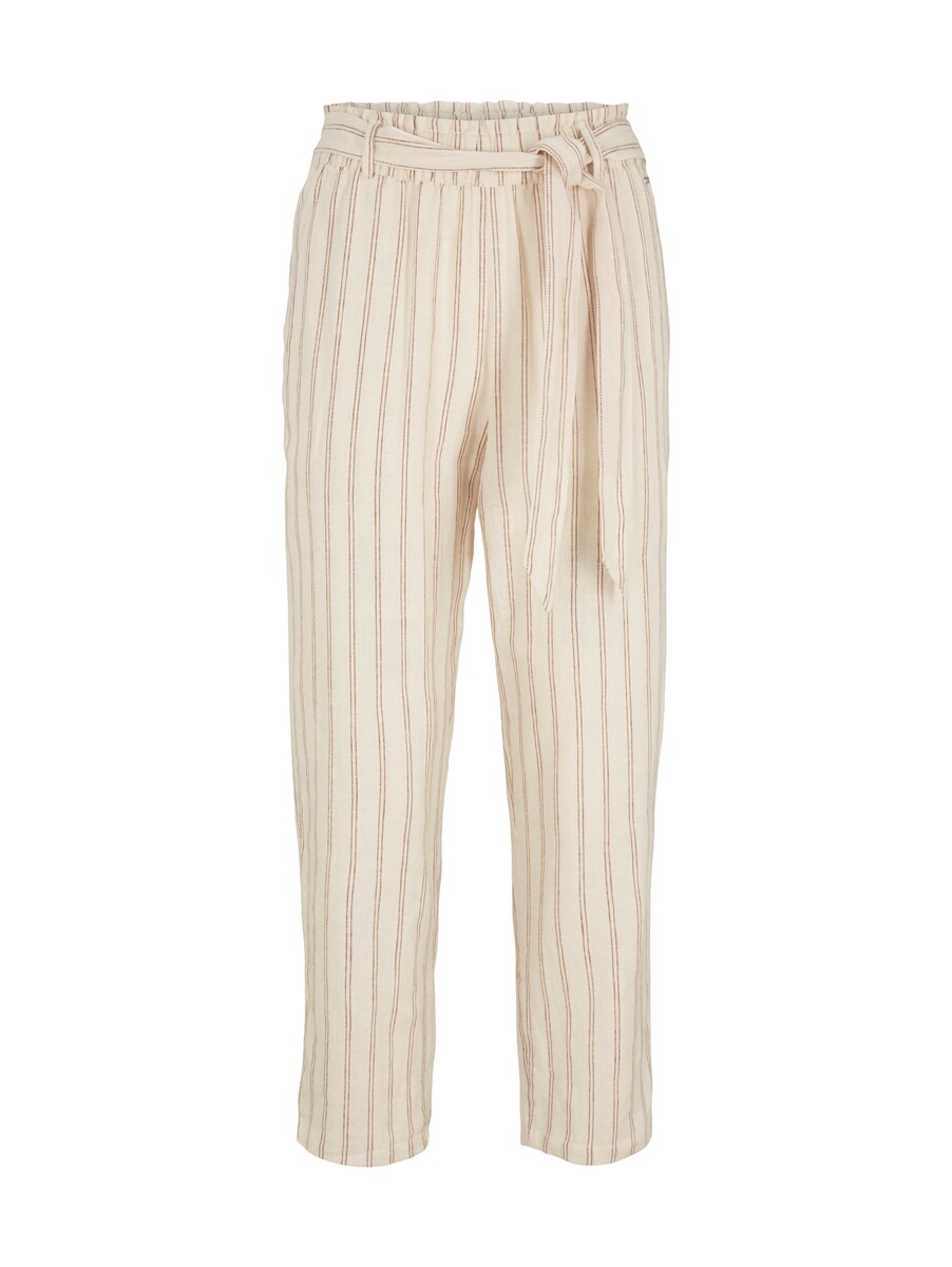 Lady White Trousers from Tom Tailor GOOFASH