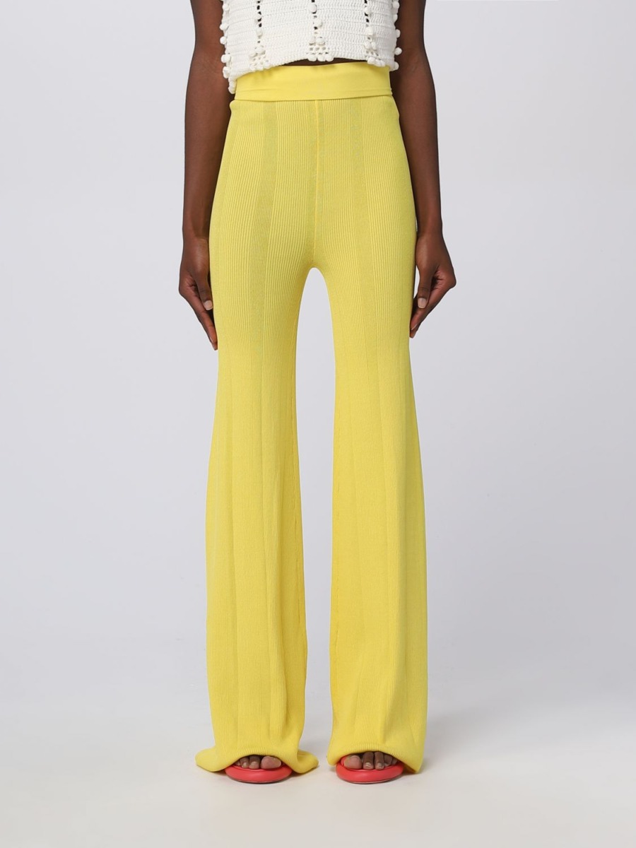 Lady Yellow Trousers Remain Giglio GOOFASH