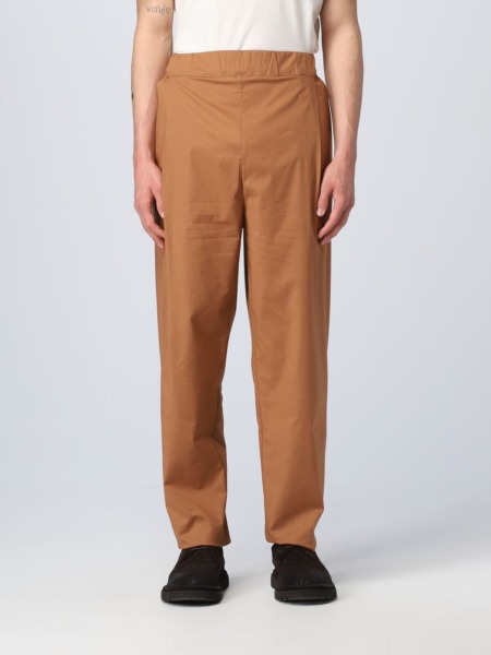 Laneus Gents Trousers in Brown by Giglio GOOFASH