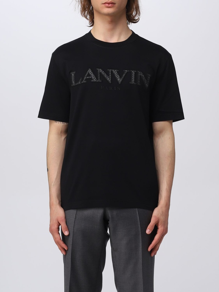 Lanvin Black T-Shirt for Men from Giglio GOOFASH
