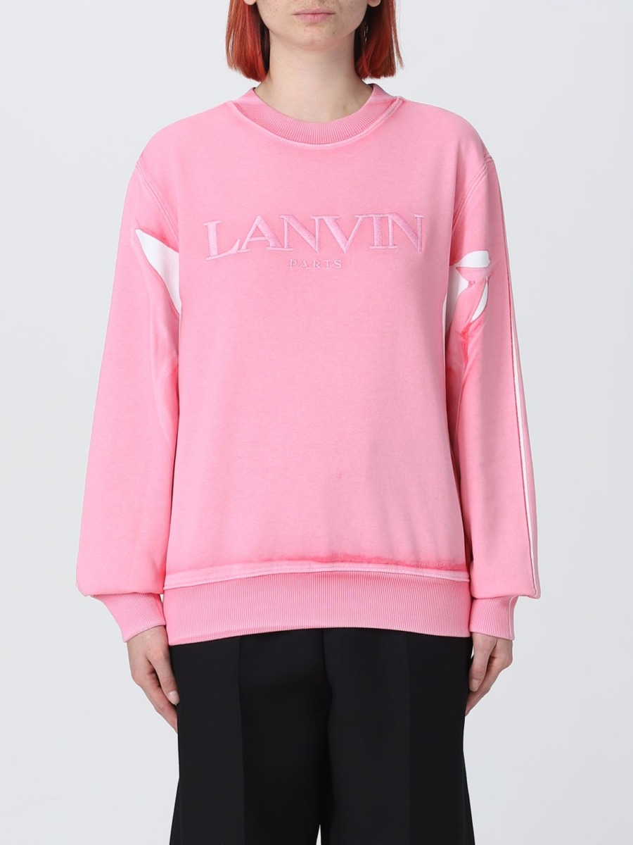 Lanvin - Red - Sweatshirt - Giglio - Women GOOFASH