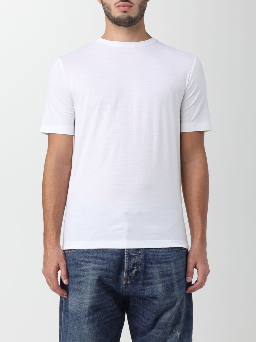 Lardini Gents T-Shirt White from Giglio GOOFASH