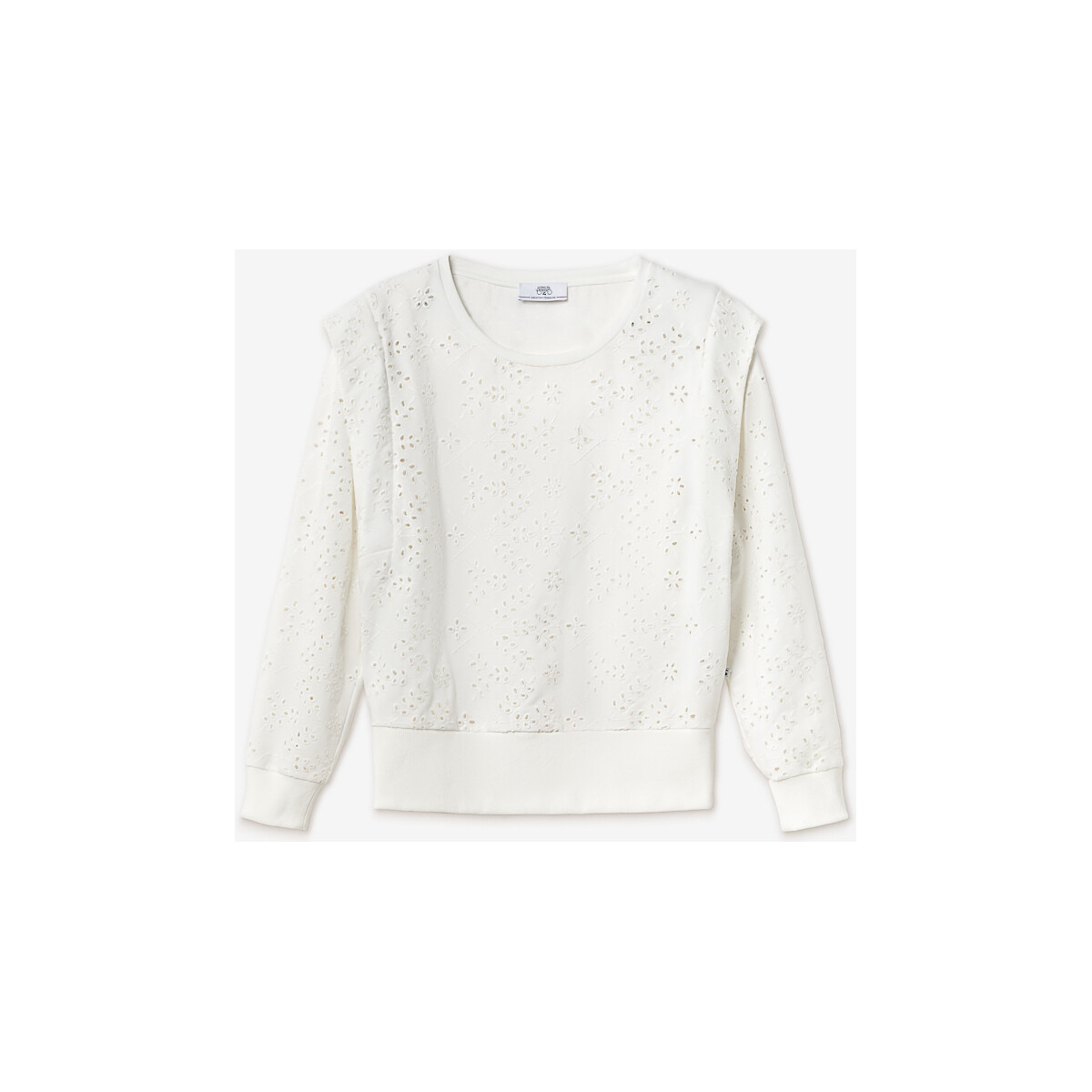 Le Temps des Cerises Sweater in White - Spartoo GOOFASH