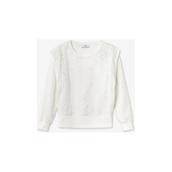 Le Temps des Cerises Sweater in White - Spartoo GOOFASH