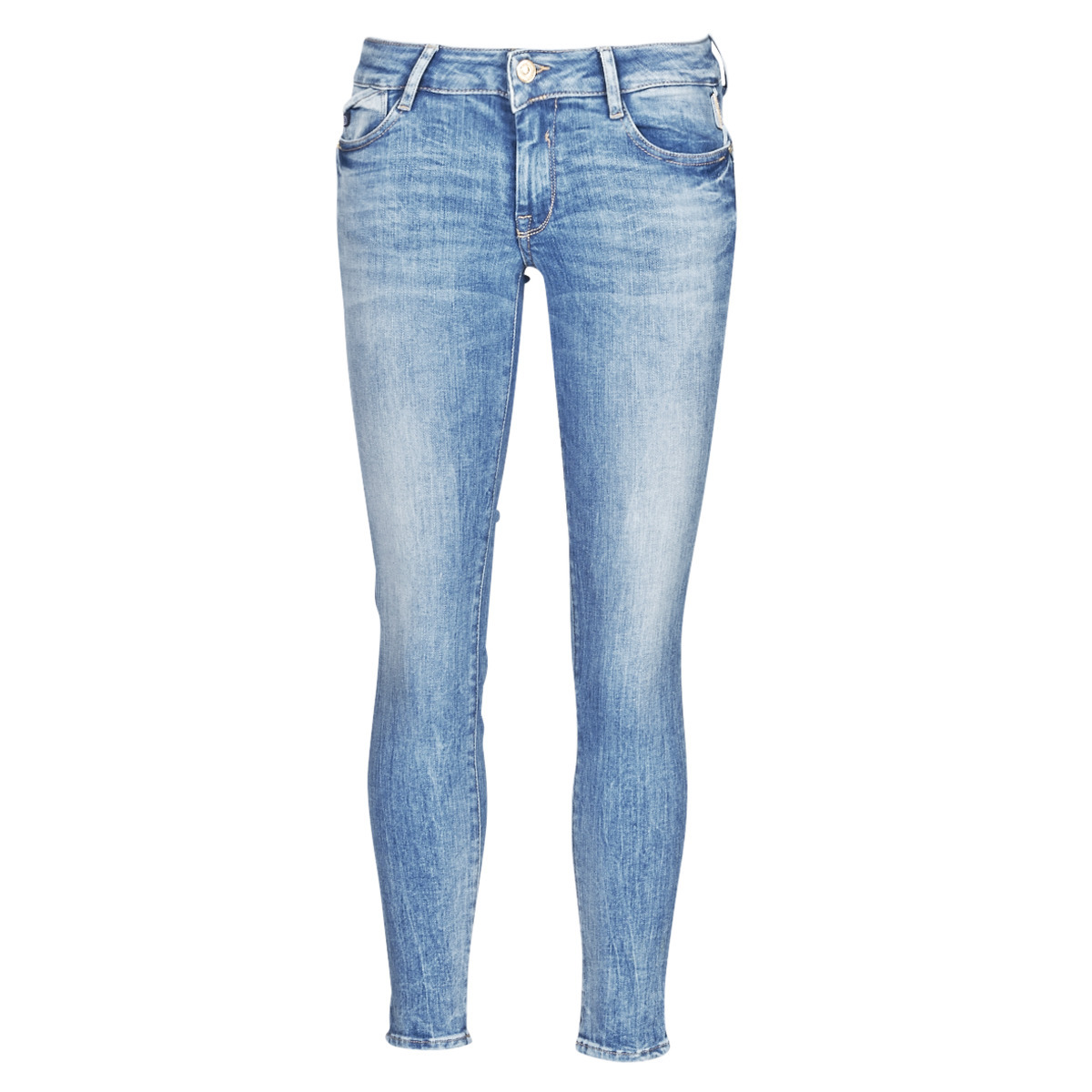 Le Temps des Cerises Women Skinny Jeans in Blue Spartoo GOOFASH
