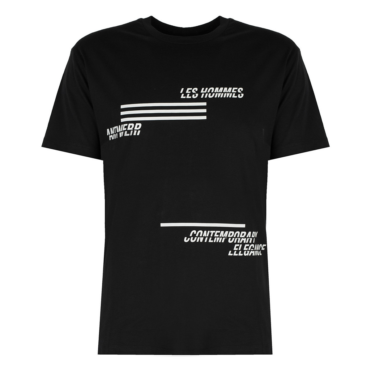 Les Hommes T-Shirt in Black at Spartoo GOOFASH