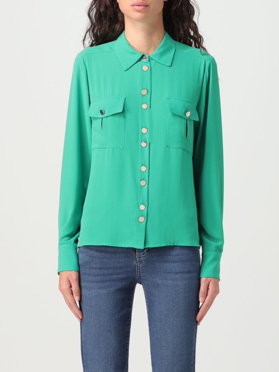 Liu Jo - Green Shirt - Giglio Women GOOFASH