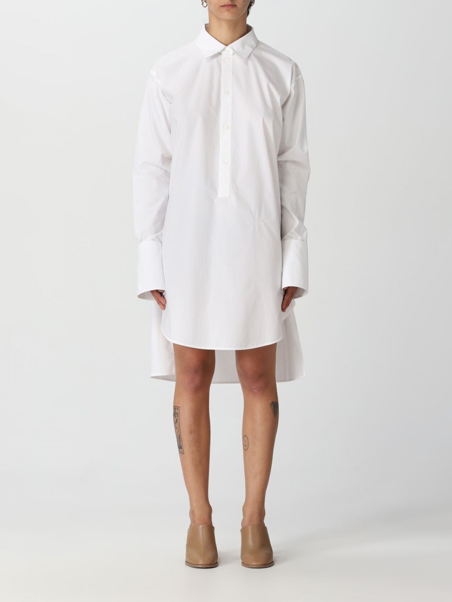 Loewe - Woman Dress in White from Giglio GOOFASH