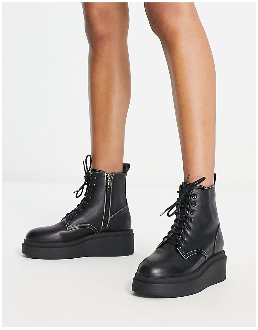 London Rebel - Boots Black for Woman by Asos GOOFASH
