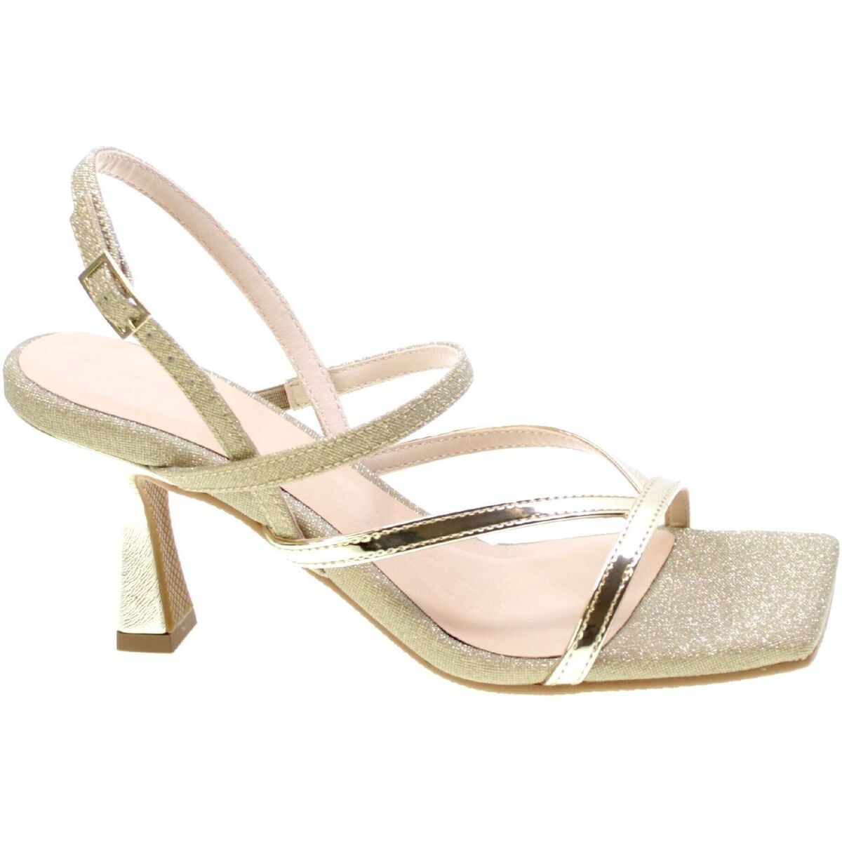 Lorenzo Mari - Womens Sandals Gold - Spartoo GOOFASH