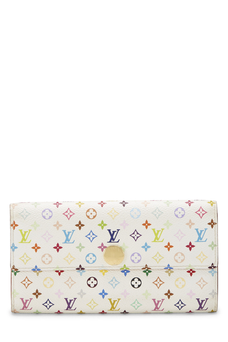 Louis Vuitton - Woman Wallet in White by WGACA GOOFASH