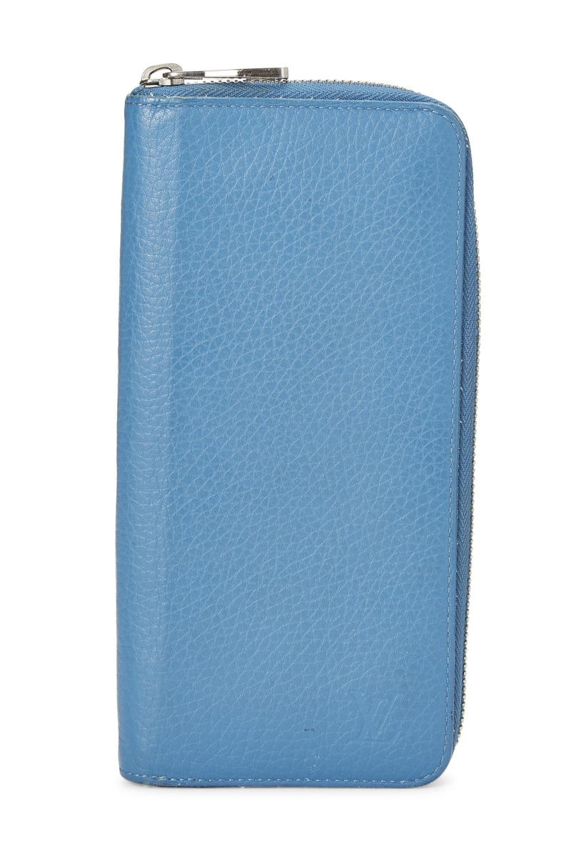 Louis Vuitton Womens Wallet in Blue WGACA GOOFASH