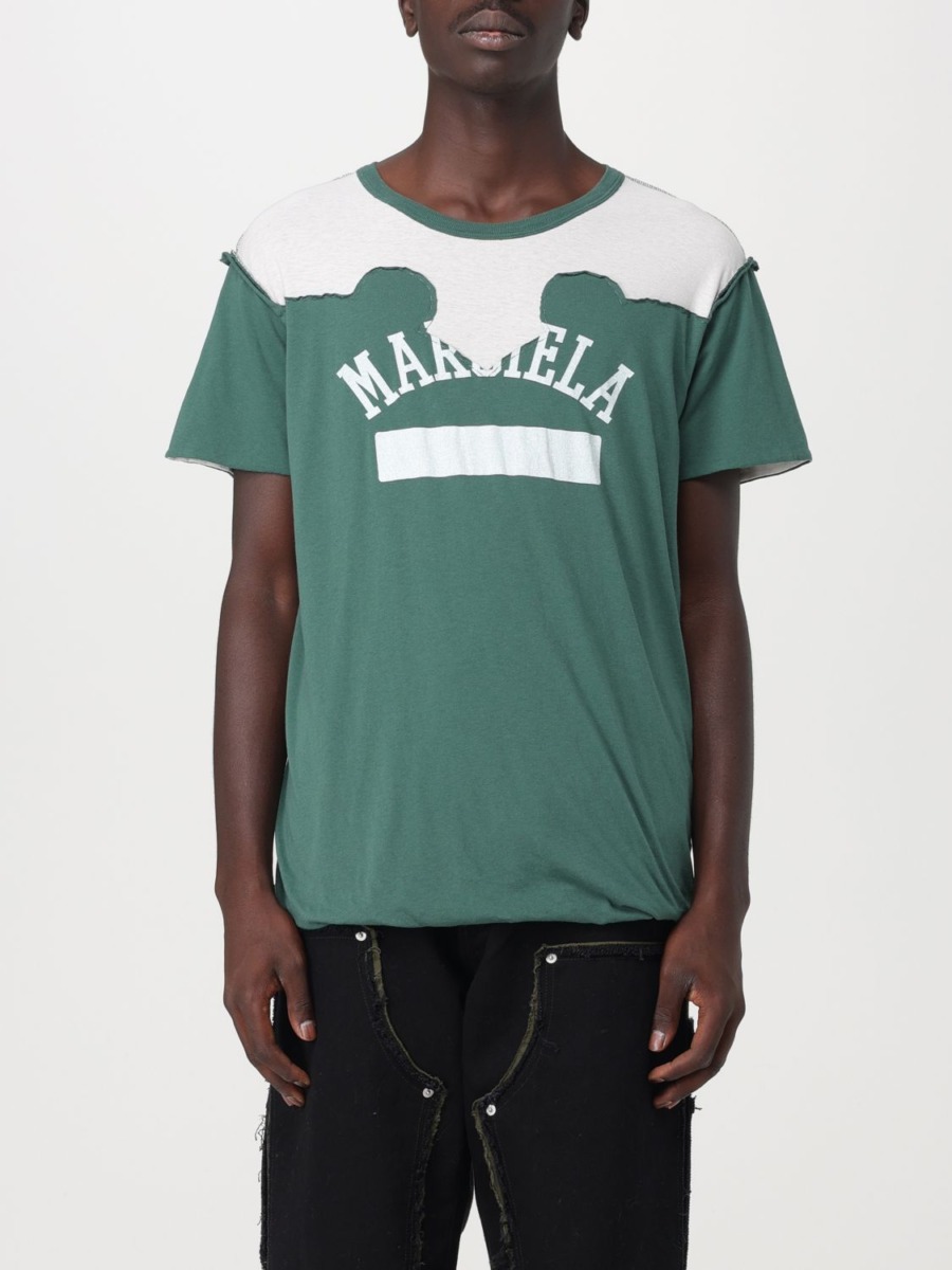 Maison Margiela - T-Shirt in Green from Giglio GOOFASH