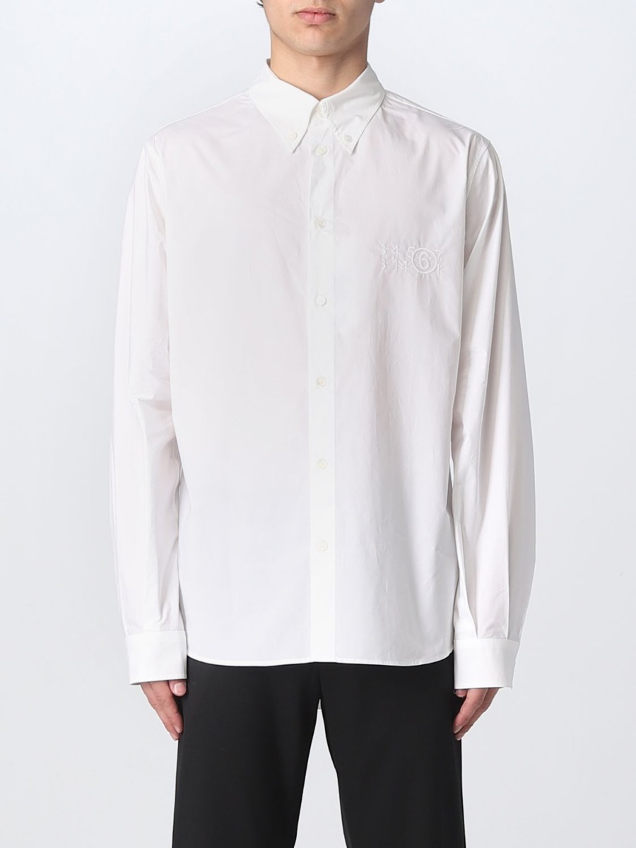 Maison Margiela - White - Gents Shirt - Giglio GOOFASH