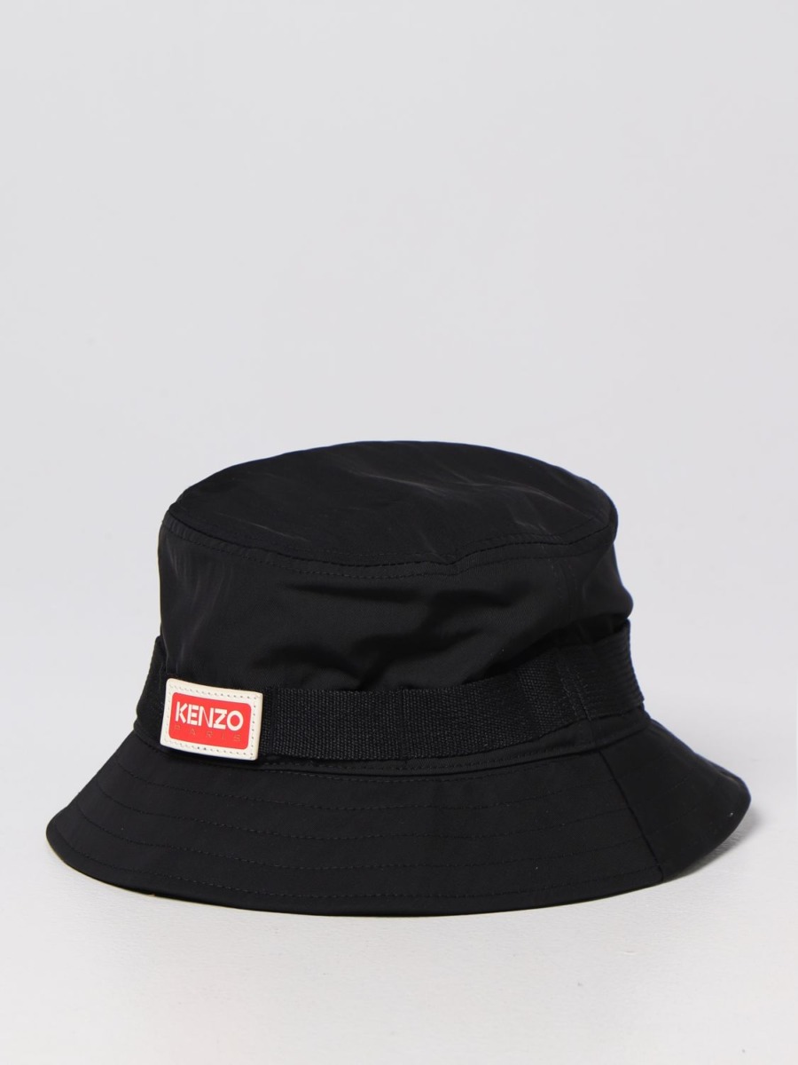 Man Black Hat Giglio Kenzo GOOFASH