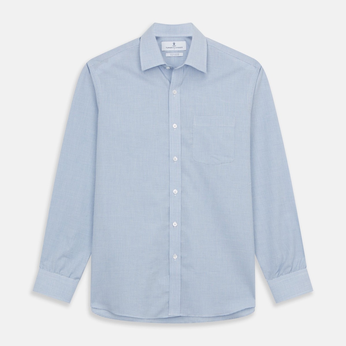 Man Blue Shirt from Turnbull And Asser GOOFASH