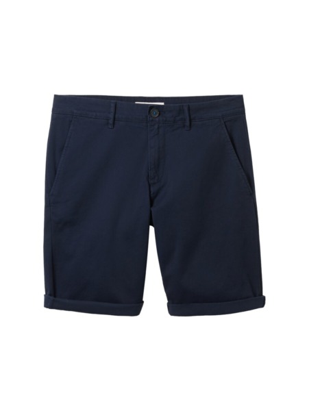 Man Chino Shorts in Blue - Tom Tailor GOOFASH