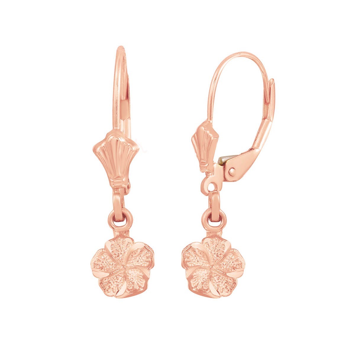 Man Earrings Rose at Gold Boutique GOOFASH