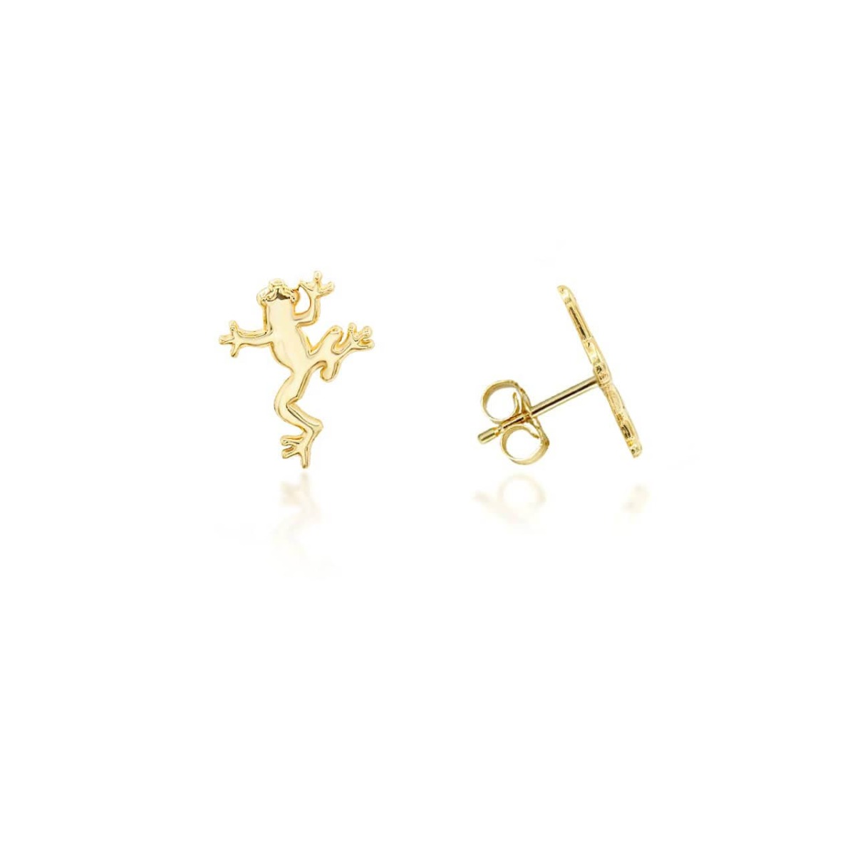 Man Gold Earrings at Gold Boutique GOOFASH