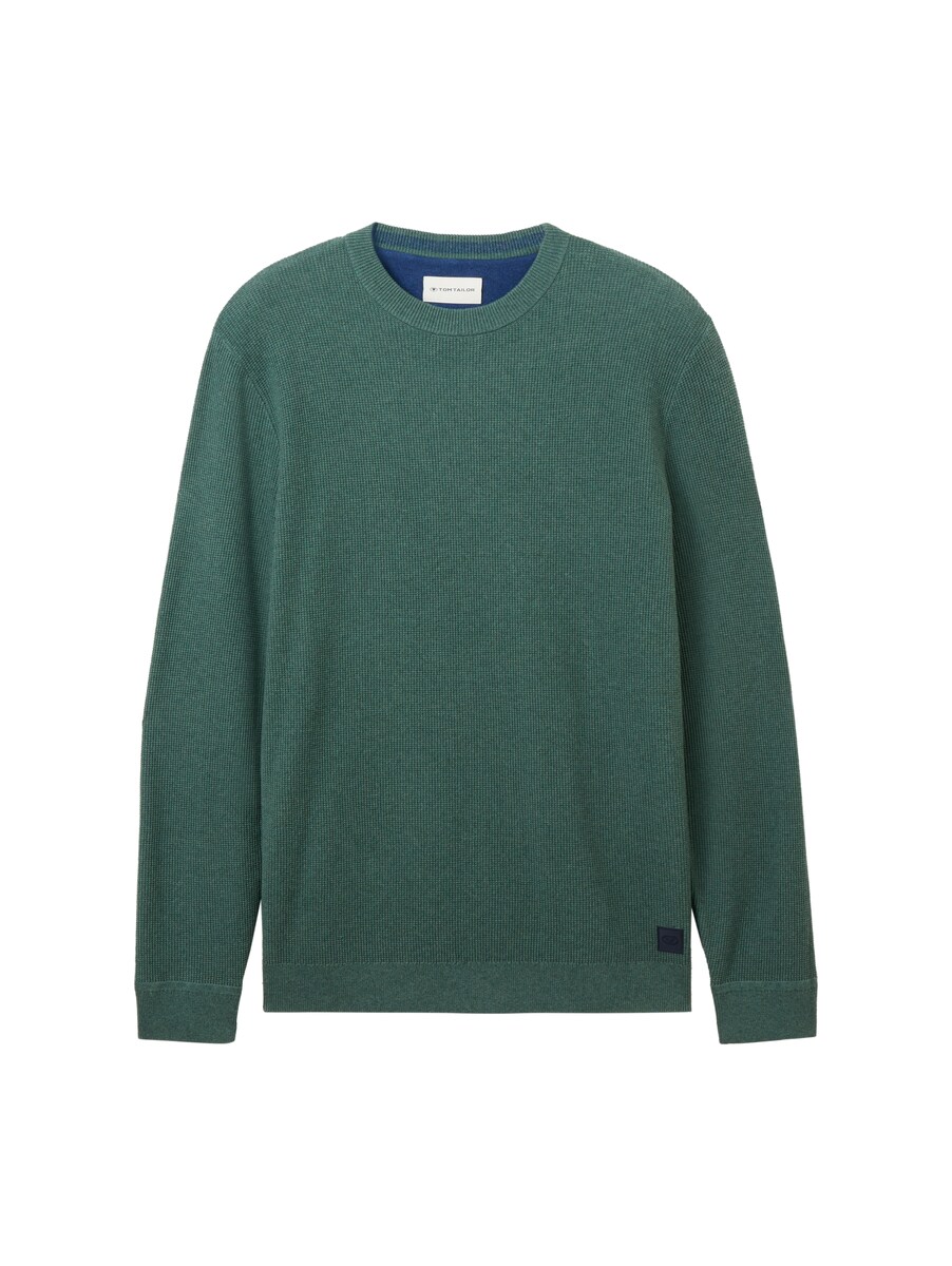 Man Green Knitted Sweater - Tom Tailor GOOFASH