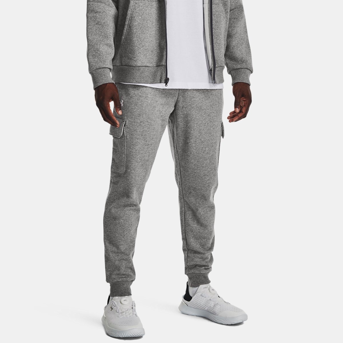 Man Grey Joggers from Under Armour GOOFASH