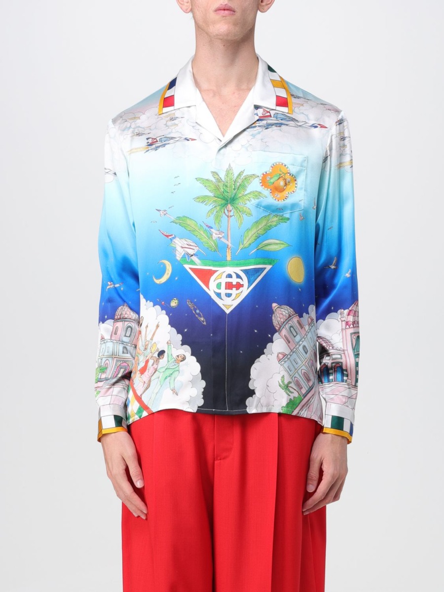 Man Shirt in Multicolor - Casablanca - Giglio GOOFASH