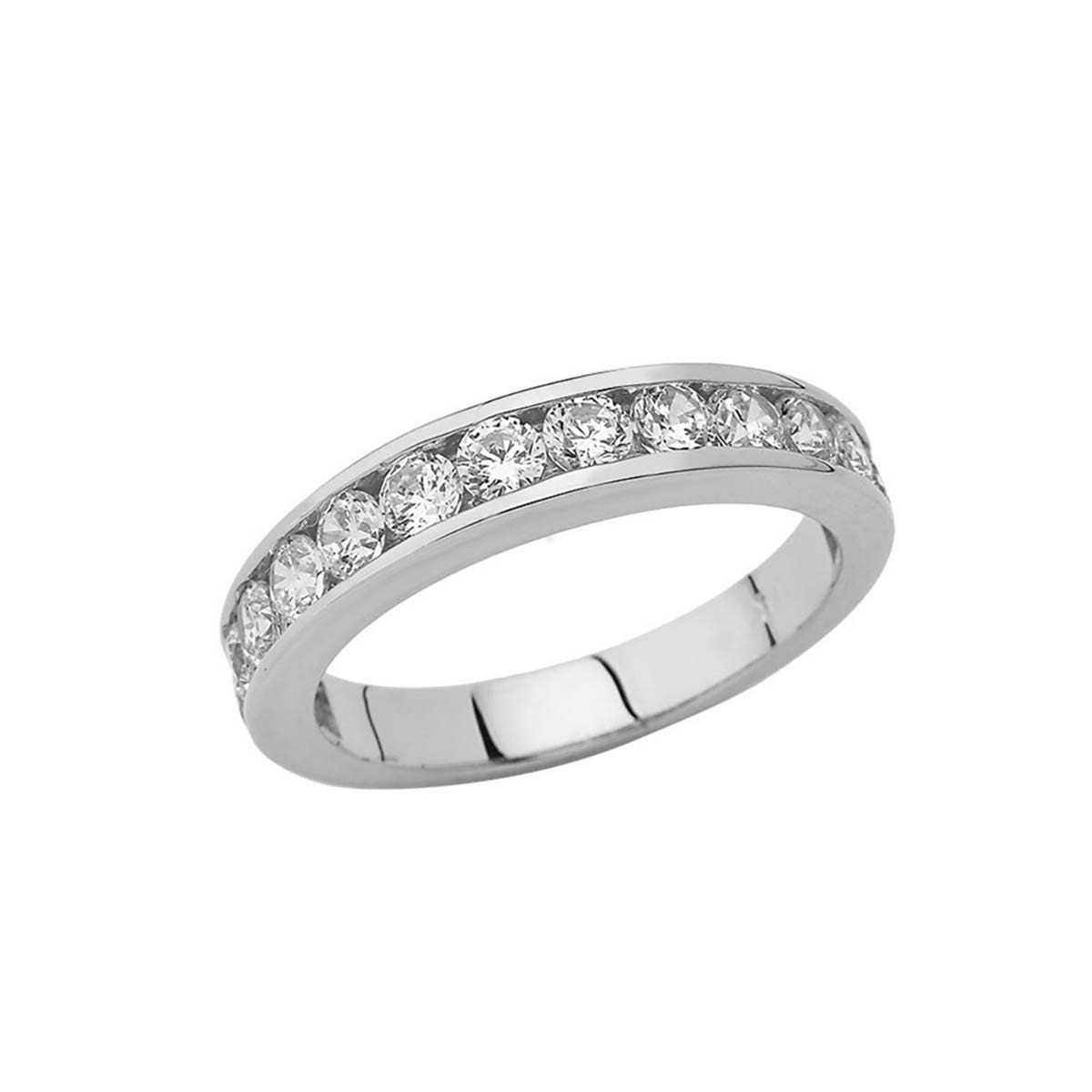 Man Silver Wedding Ring by Gold Boutique GOOFASH