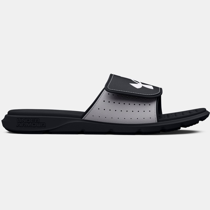 Man Sliders in Black by Under Armour GOOFASH