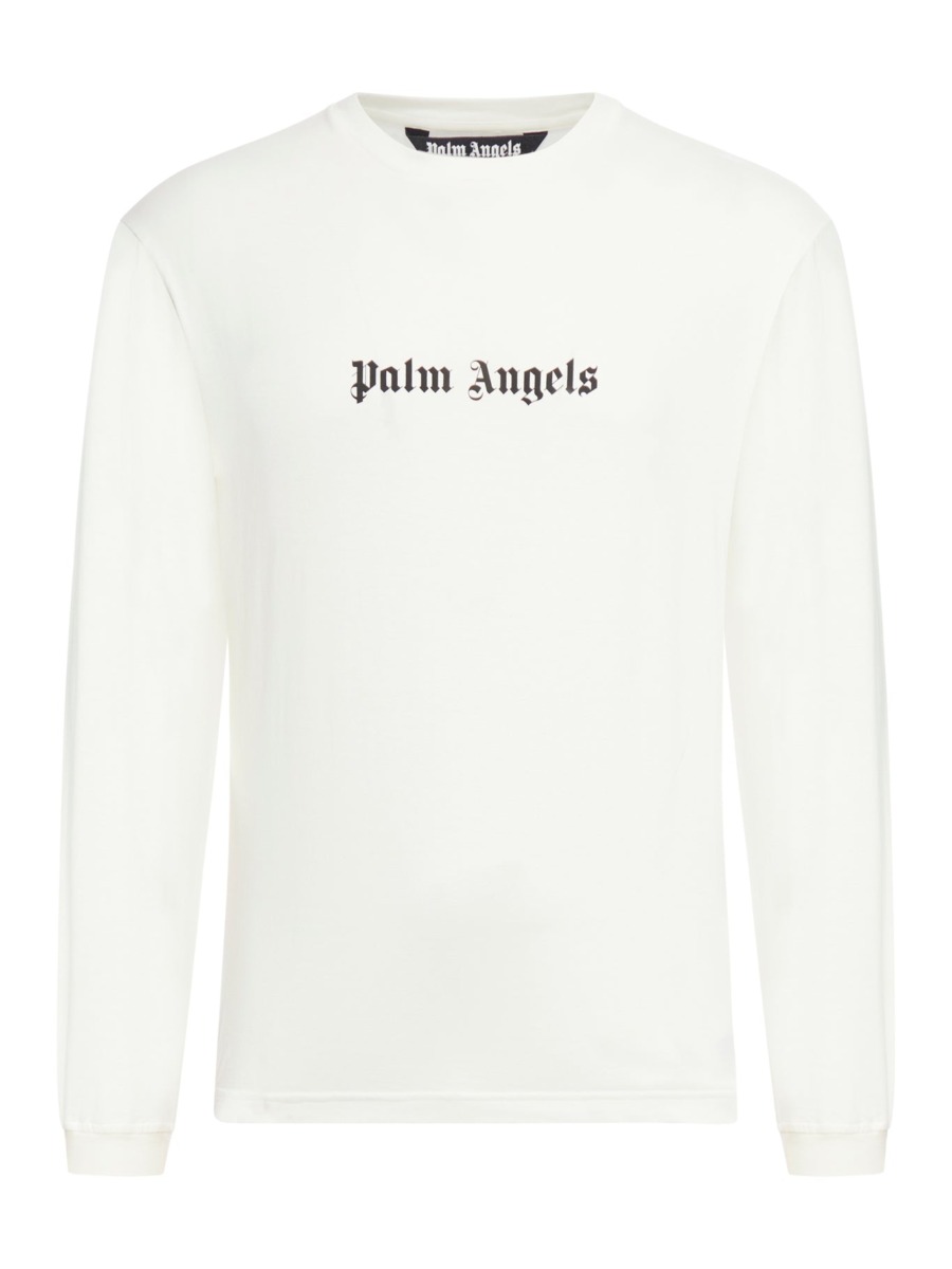 Man T-Shirt - White - Suitnegozi - Palm Angels GOOFASH