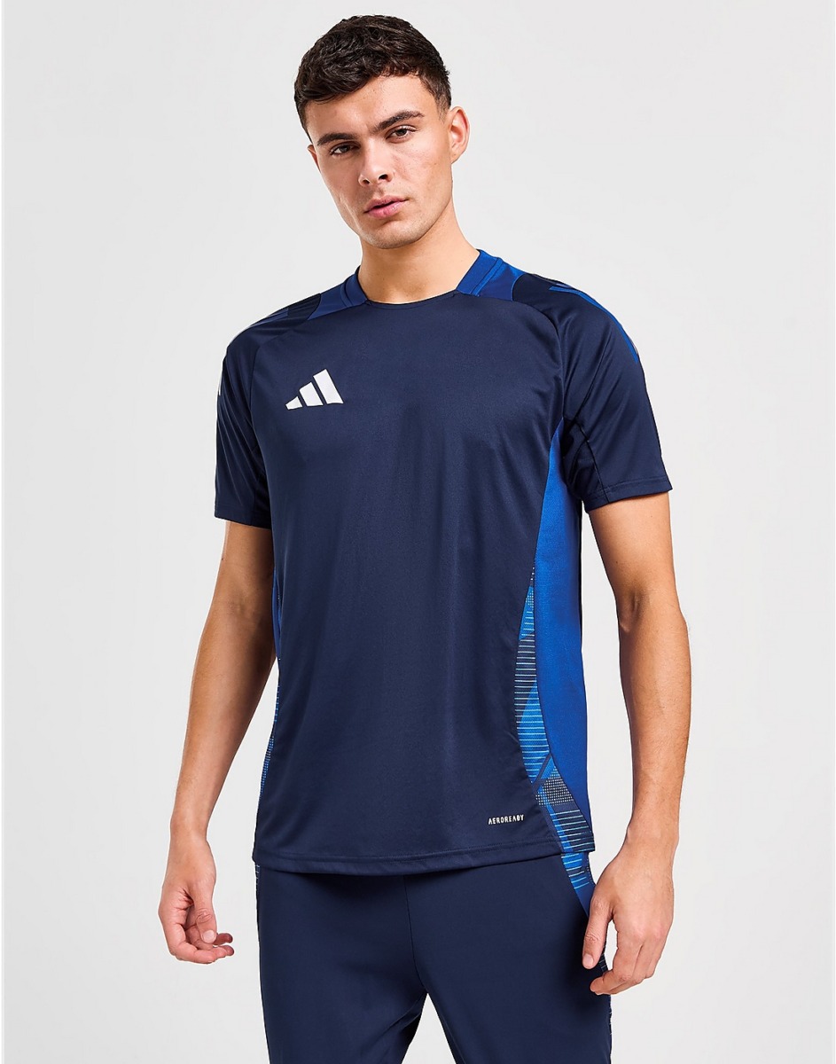 Man T-Shirt in Blue JD Sports Adidas GOOFASH