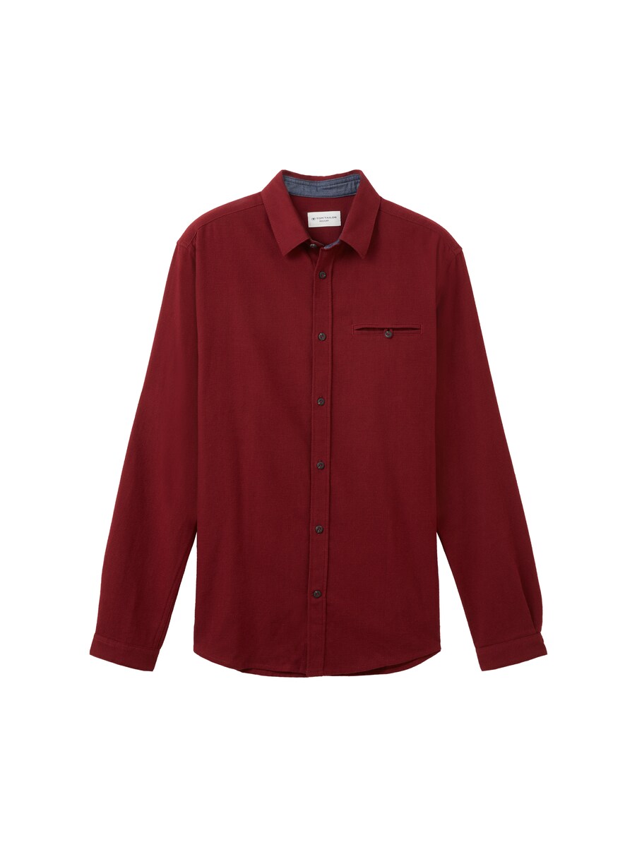 Man T-Shirt in Red from Tom Tailor GOOFASH