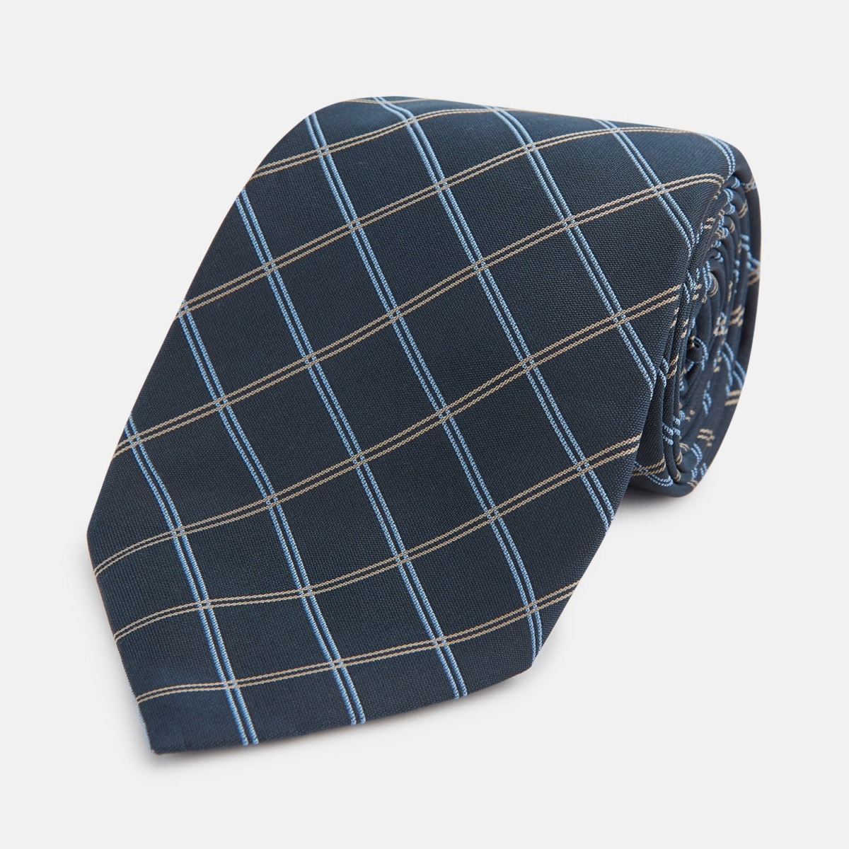 Man Tie in Checked by Turnbull And Asser GOOFASH
