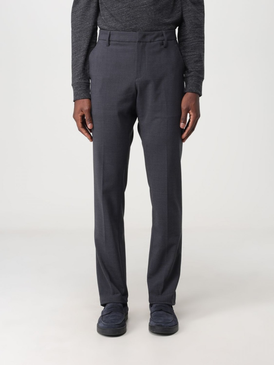 Man Trousers Grey from Giglio GOOFASH