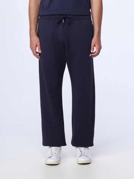 Man Trousers in Blue by Giglio GOOFASH