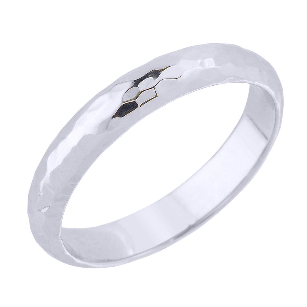 Man Wedding Ring - White - Gold Boutique GOOFASH