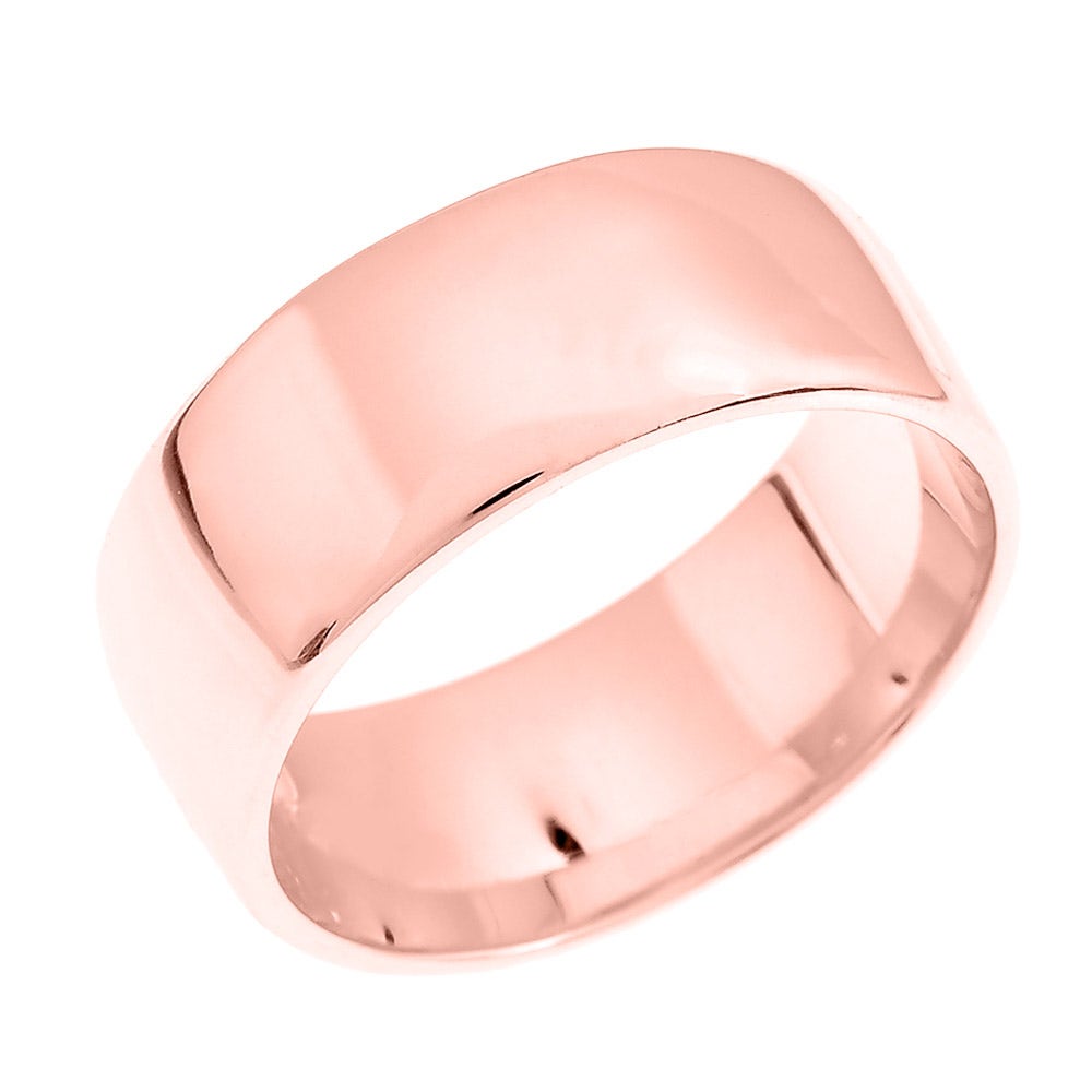 Man Wedding Ring in Rose - Gold Boutique GOOFASH