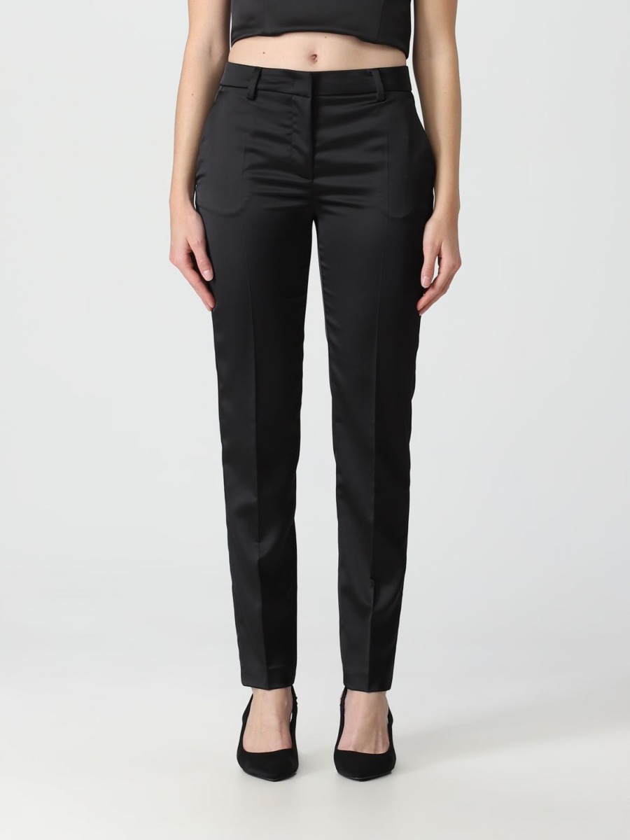 Manuel Ritz Black Trousers for Man from Giglio GOOFASH