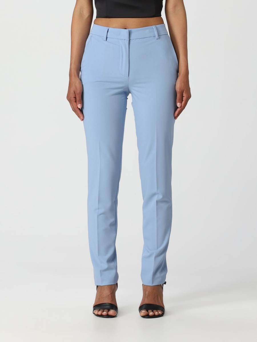Manuel Ritz Blue Trousers for Men by Giglio GOOFASH
