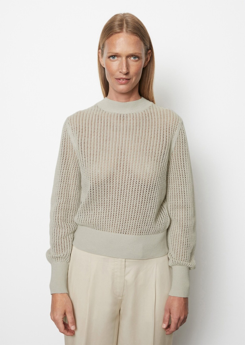 Marc O'Polo - Knitted Sweater Grey Marc O Polo Woman GOOFASH